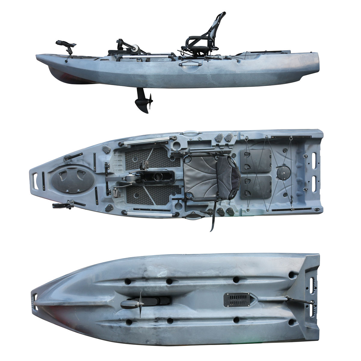 Fishing Kayak Sit On Top - Viking 2026 1-persoons viskayak met pedaal-aandrijving,