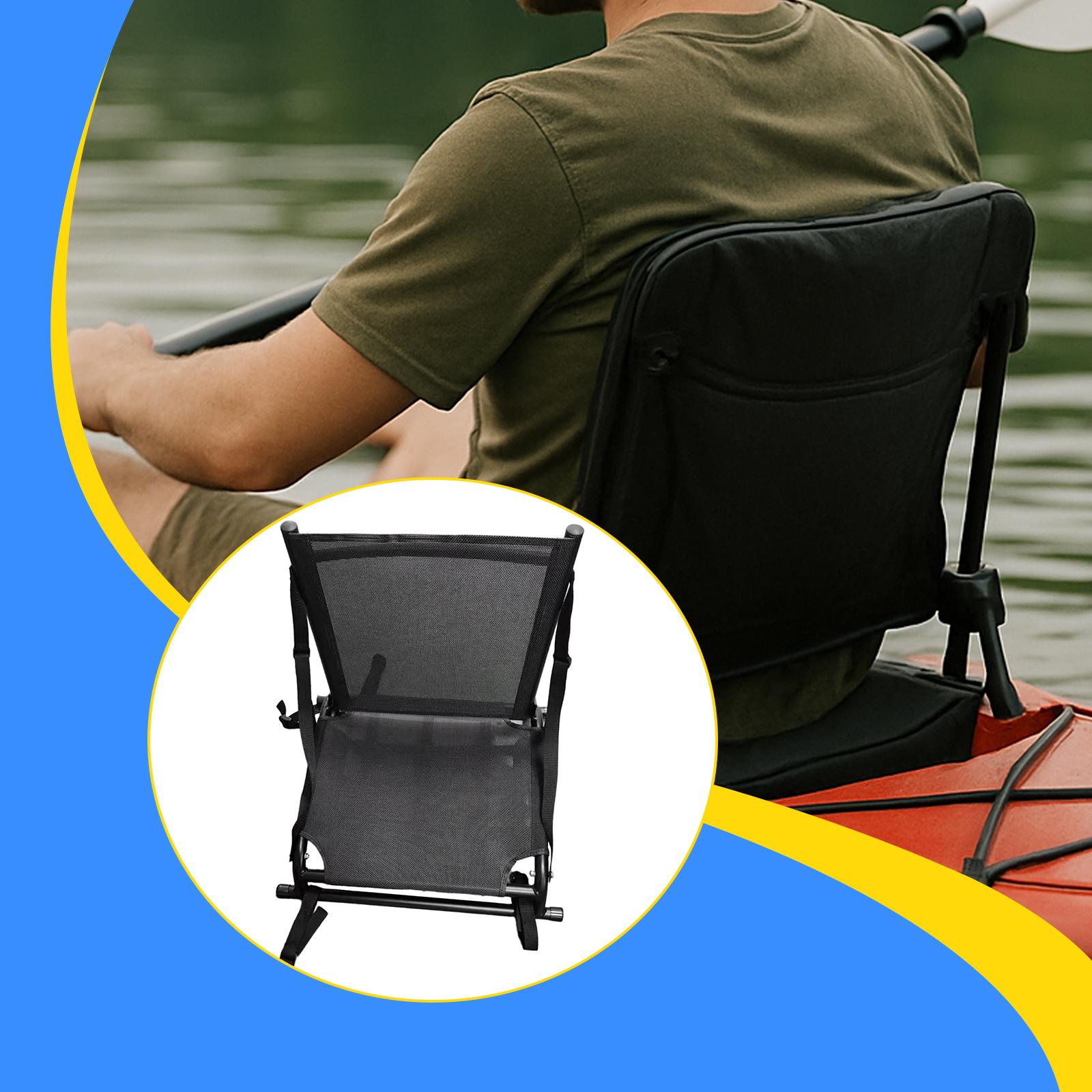 Fishing Kayak Seat - Kajakstoel met rugsteun, gevouwen, voor zitten,