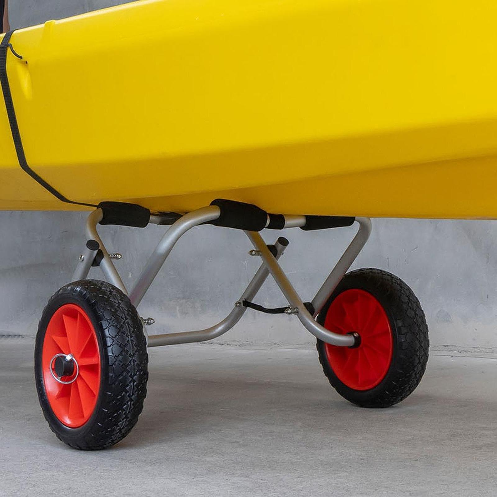Fishing Kayak Cart - Kajakwagen Opvouwbaar massief wiel Zware aluminium