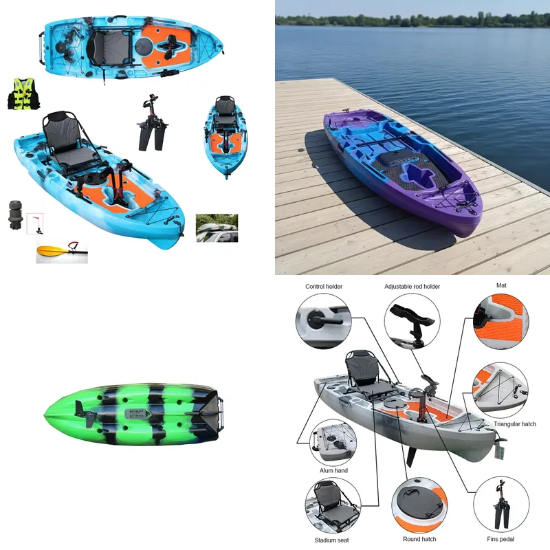 Fishing Kayak Sit On Top - Viking Ocean Single Sit-On-Top HDPE Plastic