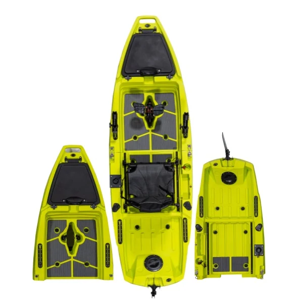 Fishing Kayak Pedal Drive - Modulair enkel 1-persoons kunststof pedaalaandrijving vissen