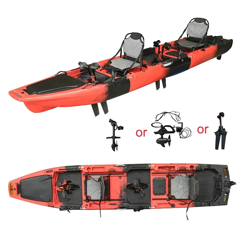 Groothandel 14 FT HDPE 3-delig - Fishing Kayak Pedal Drive recensie en prijs