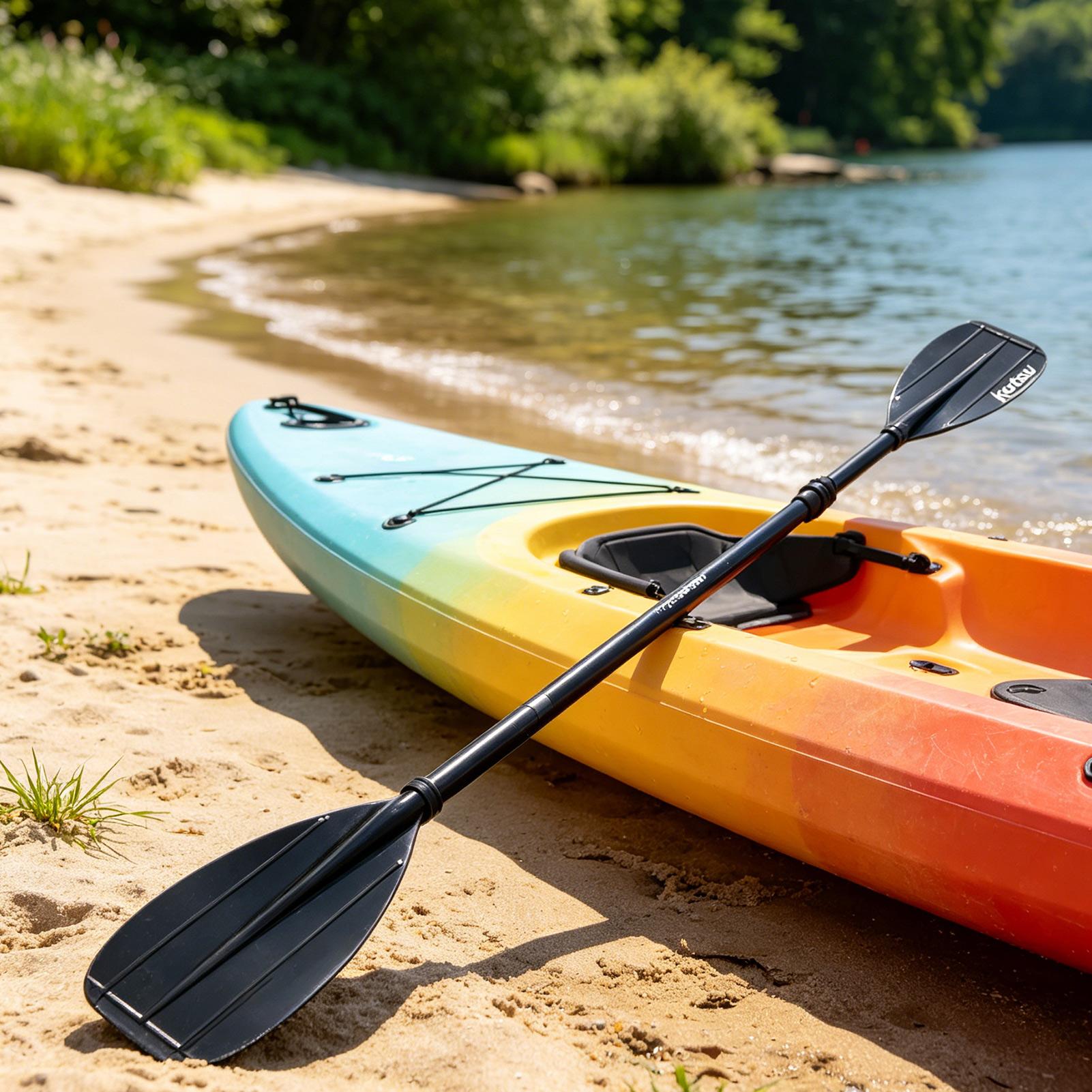 Koolstofvezel peddel 2-delig l - Fishing Kayak Paddle recensie en prijs