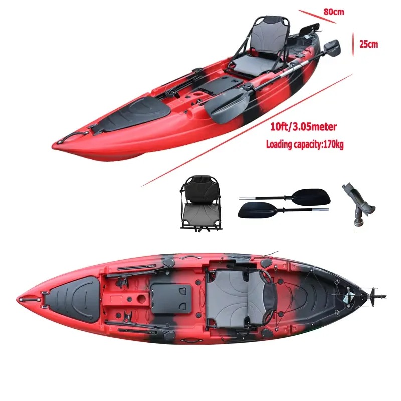 10ft Enkelzitplaats Zit-op-vis - Fishing Kayak Paddle recensie en prijs