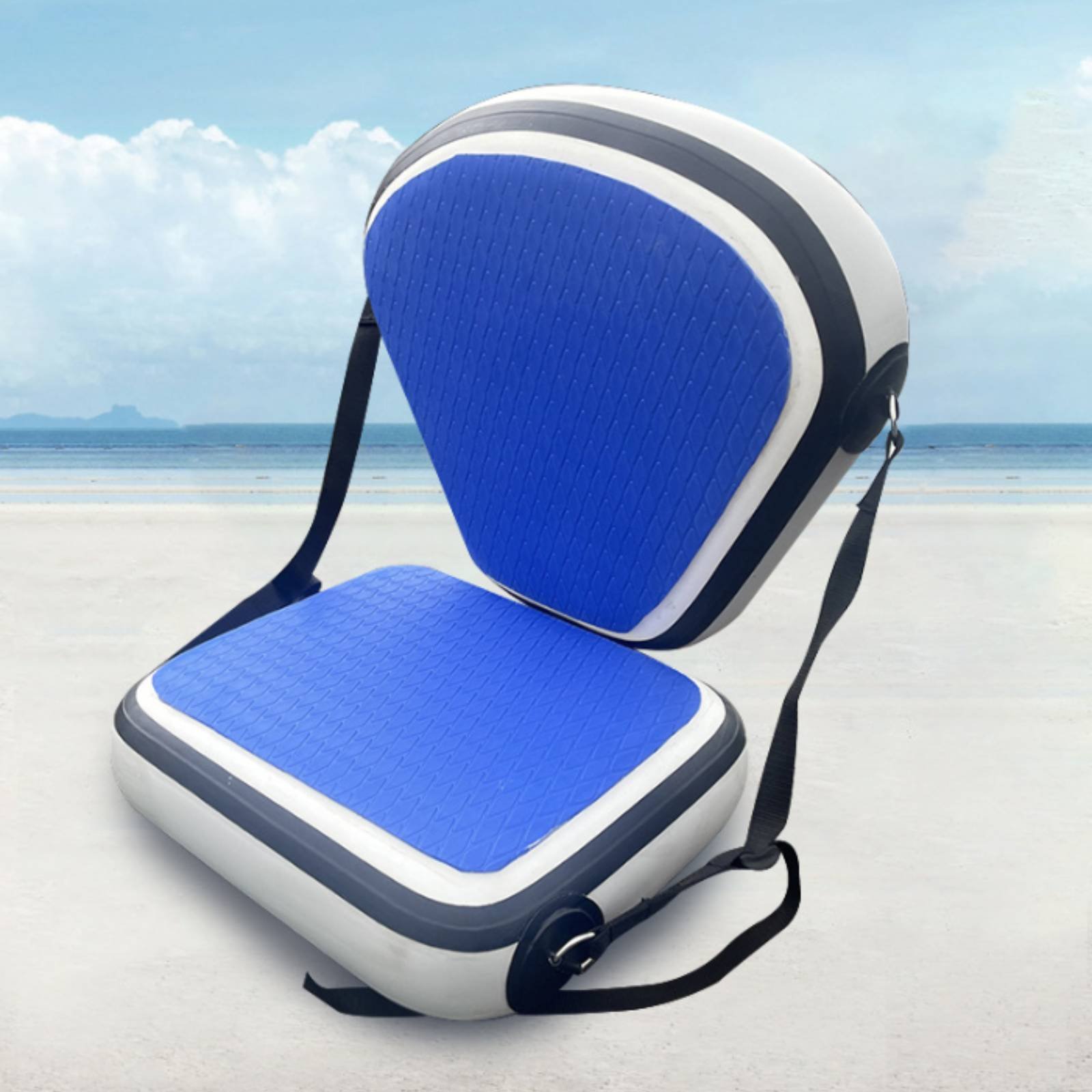 Opblaasbare kajakstoel rugleun - Fishing Kayak Seat recensie en prijs